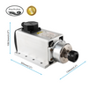 4kw air cooled spindle square cnc spindle motor er25