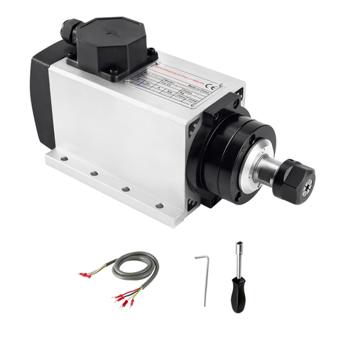 2.2kw hava soyudulmuş mili kvadrat cnc moda motor er20