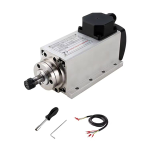 Kvadratni ER16 1.5kW 4 ležajeva 110V / 220V zračni hlađeni Vretenovi motor za CNC stroj za graviranje