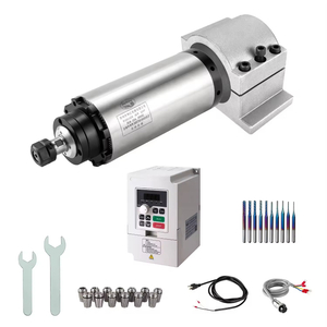 Zhong Hua Jiang ER20 3KW 4 rolamentos 220V/380V Motor do fuso CNC resfriado a ar com kit VFD para máquina de gravura de roteador CNC