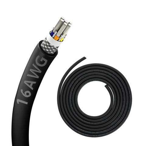 Zhong Hua Jiang 16awg 1,5mm² CNC Wire UL2464 16 габарит 6 основен кабел Електрически екраниран верижен проводник за CNC Router Machine