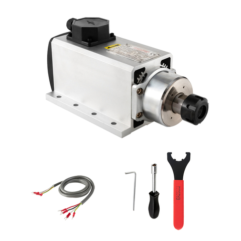 4 kW de broche refroidie à l'air carré CNC Motor de broche ER25