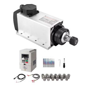 Zhong Hua Jiang ER20 3KW Square 220V/380V Air resfriado ao motor do eixo CNC com kit VFD para a máquina de gravura do roteador CNC