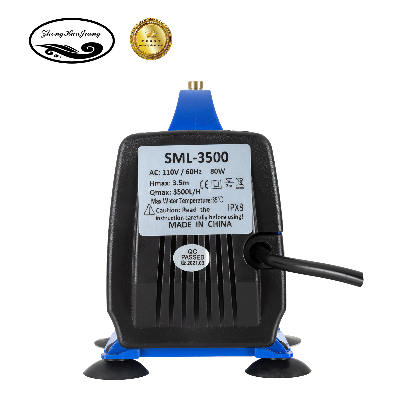 110V 60hz 80W Electric Submersible Pump Spindle Motor cnc spindle cnc motor Cooling Water Pump for CNC router machine